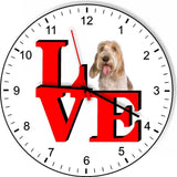 Petit Bassets Griffons Vendeen Cute Puppy Dog kitchen living room Wall Clock