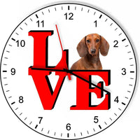 Dachshund Cute Puppy Dog kitchen living room Wall Clock