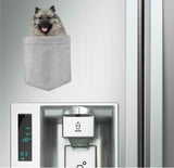 Keeshonden Dog in pocket Fridge Car Magnet Bumper Sticker App size 4"x7"