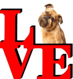 Brussels Griffon Dog Love Park Cute Dog Fridge Refrigerator Car Magnet