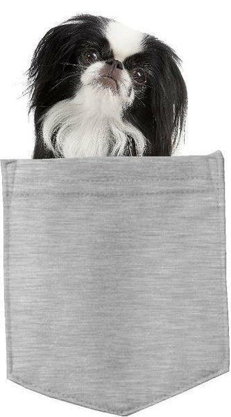 Japansese Chin Dog in pocket Fridge Car Magnet Bumper Sticker App size 4"x7"