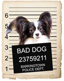 Paillons Mugshot Bad Dog Fridge refrigerator Car Magnet