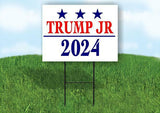 TRUMP JR 2024 3 STARS Yard Sign Road with Stand LAWN SIGN