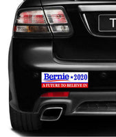 Bernie Sanders 2020 a future to believe in MAGNET Magnetic Bumper Sticker presid