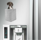 Spanish Water Spaniel in pocket Fridge Car Magnet Bumper Sticker App size 4"x7"