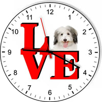 Coton De Tulear Cute Puppy Dog kitchen living room Wall Clock