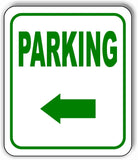 PARKING DIRECTIONAL GREEN 8 Arrow Variations Metal Aluminum composite sign