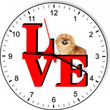 Pekingese Cute Puppy Dog kitchen living room Wall Clock