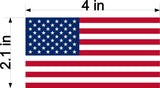 SET OF 3 American Flag Car MAGNET Magnetic Bumper Sticker Marines Army Navy