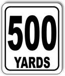 500 YARDS Distance Marker Running Race 5k Marathon Aluminum composite sign