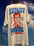 STERLING ARCHER PRESIDENT T-Shirt - Loot Crate Exclusive 2XL  DangerZone