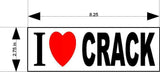 Set of 4 prank magnetic bumper stickers magnets funny hilarious crackhead drugs