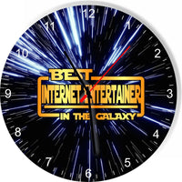 Best Internet Entertainer Star Galaxy Wars Space Kitchen Living room Wall Clock