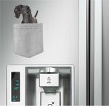 Kerry Blue Terrier Dog in pocket Fridge Car Magnet Bumper Sticker App size 4"x7"