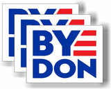 3 Pack Eco Byedon 2020 for President Bumper Magnet 4 in x 3 in