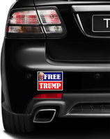 3 Pack Eco Free Trump Red Blue Bumper Magnet 4 in x 3 in