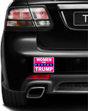 3 Pack Eco Women for Trump Donald Pink Bumper Magnet 4 in x 3 in