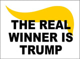 3 Pack Eco The Real Winner is Donald Bumper Magnet 4 in x 3 in