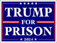 3 Pack Eco Trump for Prison 2024 Political Biden Bumper Magnet 4 in x 3 in