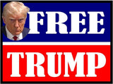 3 Pack Eco Free Trump Red Blue Bumper Magnet 4 in x 3 in