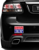 3 Pack Eco Don't Blame Us Voted Trump Red Blue Bumper Magnet 4 in x 3 in
