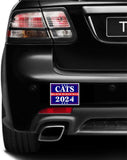 3 Pack Eco Cats Because People Suck 2024 Bumper Magnet 4 in x 3 in