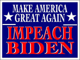 3 Pack Eco Make America Great Again Impeach Biden Bumper Magnet 4 in x 3 in