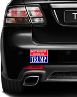 3 Pack Eco Don't Blame Me Voted Trump Red Blue Bumper Magnet 4 in x 3 in