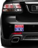 3 Pack Eco Don't Blame Me Voted Trump Red Blue Bumper Magnet 4 in x 3 in