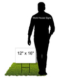 Eco trump 2024 paybacks bitch yard 5 Double Sided 12x16 in Yard Road Sign w/Stand