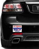 3 Pack Eco Veterans for Biden 2024 Joe Biden Bumper Magnet 4 in x 3 in