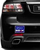 3 Pack Eco Impeach Biden Stars Bumper Magnet 4 in x 3 in