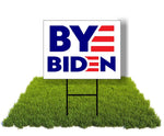Eco Bye Biden 2024 For President 12X16 In Yard Road Sign W/Stand