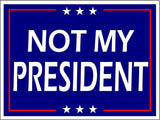 3 Pack Eco Not My President Trump Biden Harris Bumper Magnet 4 in x 3 in