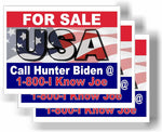 3 Pack Eco for Sale USA Call Hunter Biden Trump Bumper Magnet 4 in x 3 in