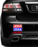 3 Pack Eco Jesus 2024 Bumper Magnet 4 in x 3 in