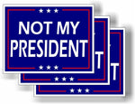 3 Pack Eco Not My President Trump Biden Harris Bumper Magnet 4 in x 3 in