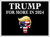 3 Pack Eco Trump Punisher More in 2024 Bumper Magnet 4 in x 3 in
