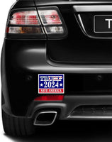 3 Pack Eco Trump 2024 Save America Bumper Magnet 4 in x 3 in