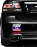 3 Pack Eco Trump 2024 Save America Bumper Magnet 4 in x 3 in