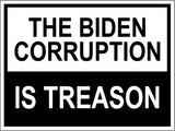 3 Pack Eco The Biden Corruption is Treason Bumper Magnet 4 in x 3 in