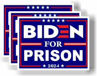 3 Pack Eco Biden for Pris 2024 Political Trump Bumper Magnet 4 in x 3 in